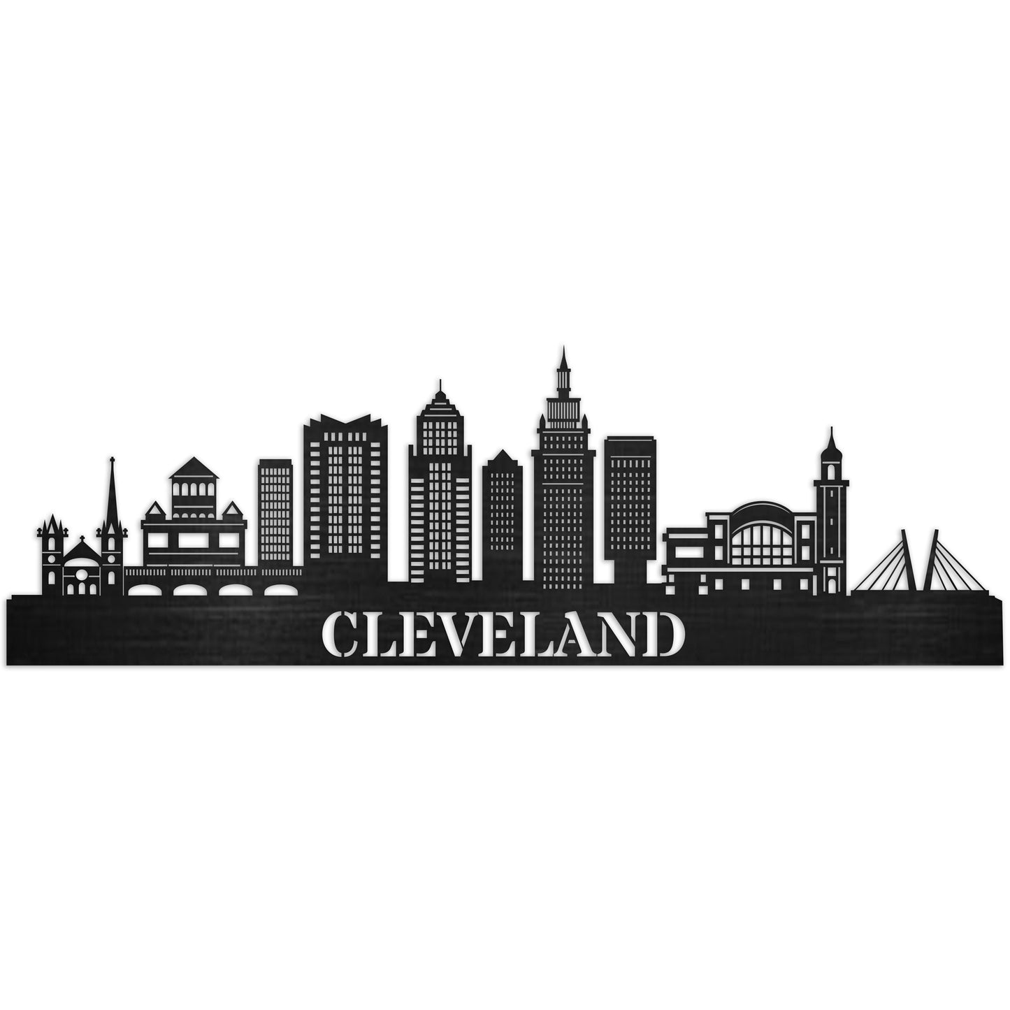 Cleveland City Skyline