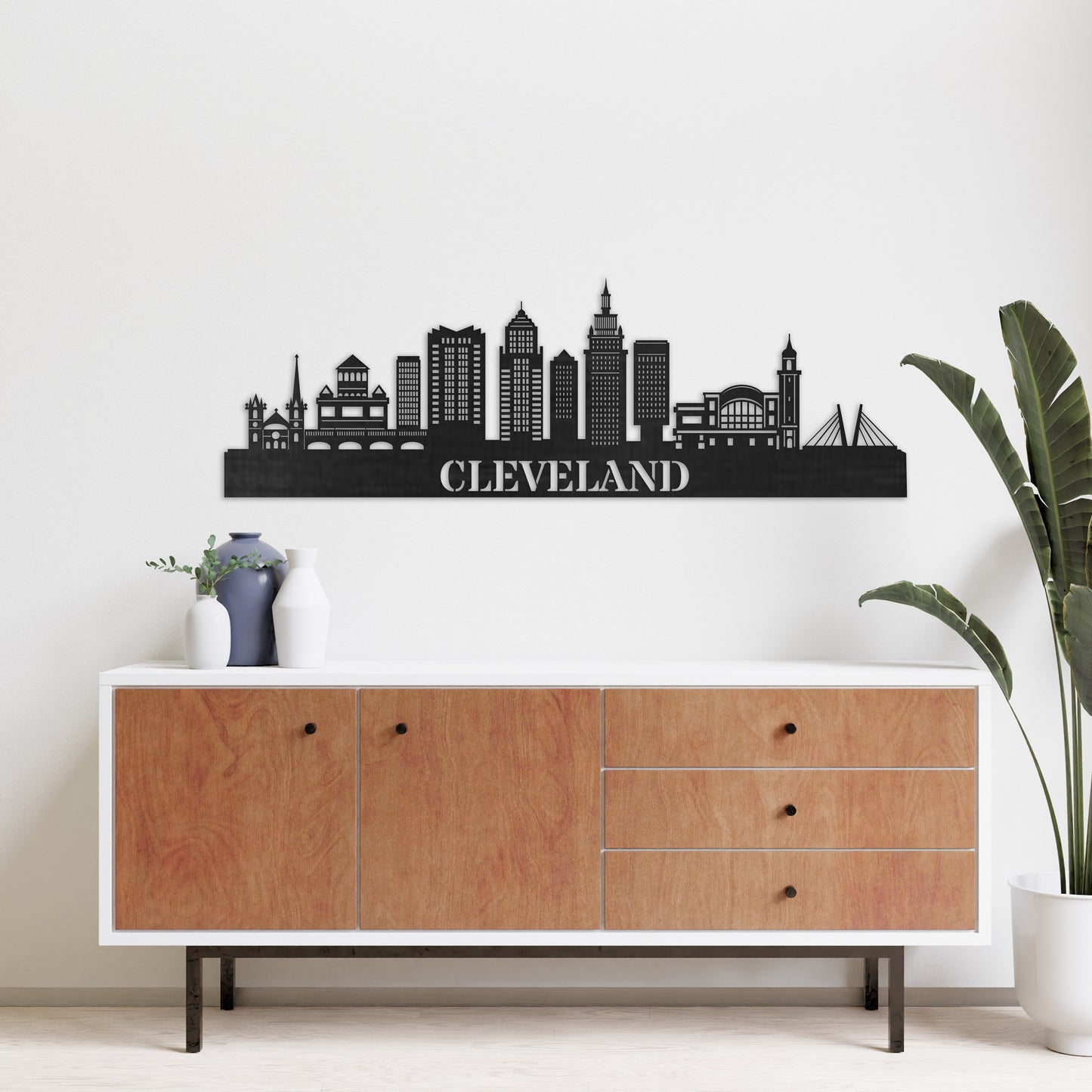 Cleveland City Skyline