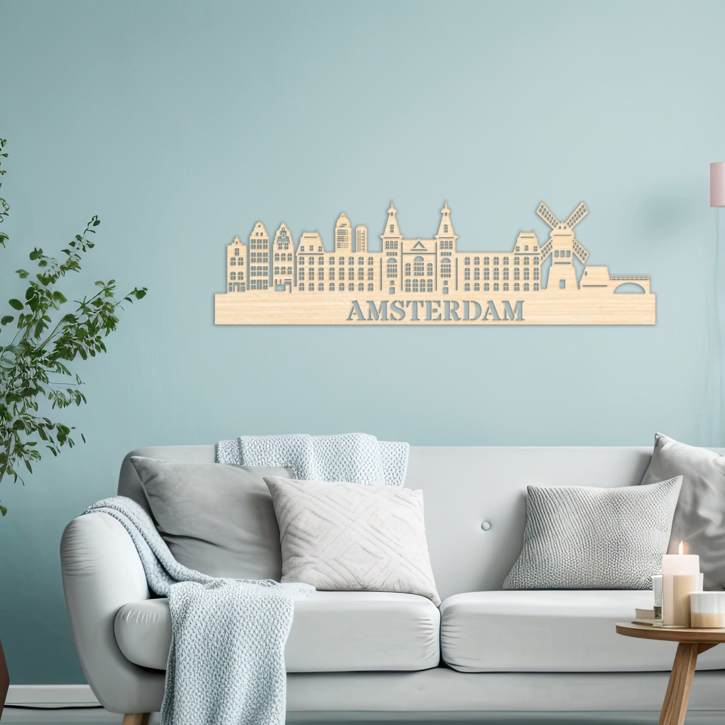 Amsterdam City Skyline