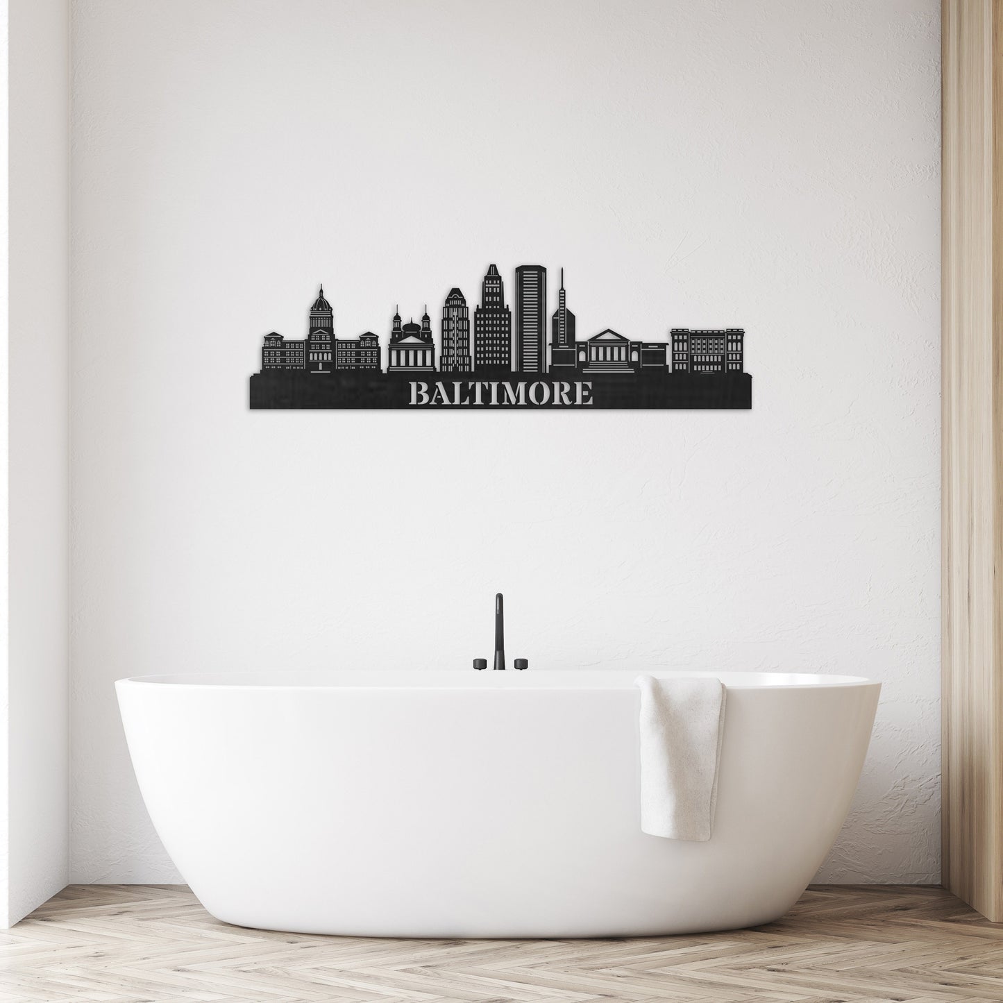 Baltimore City Skyline