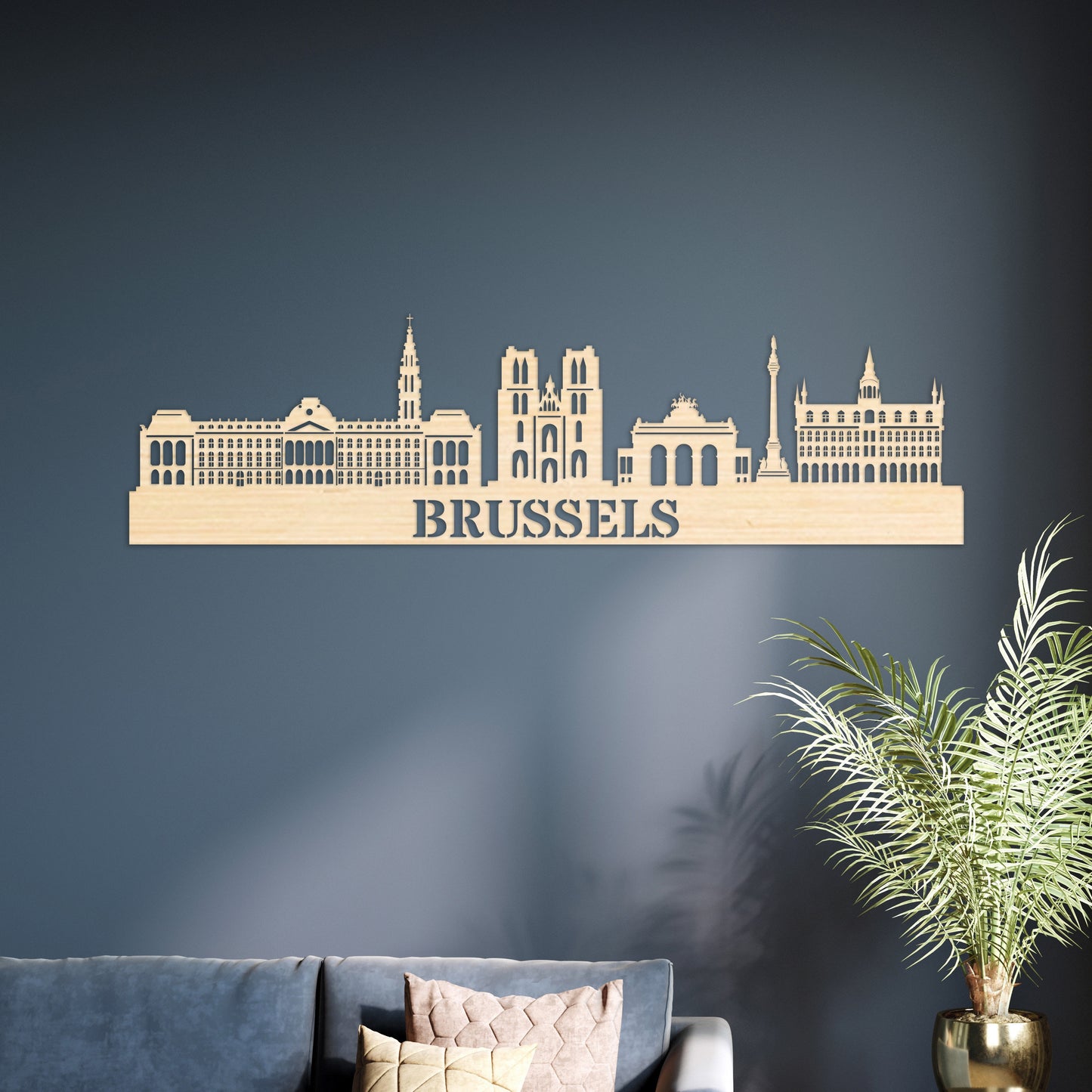 Brussels City Skyline