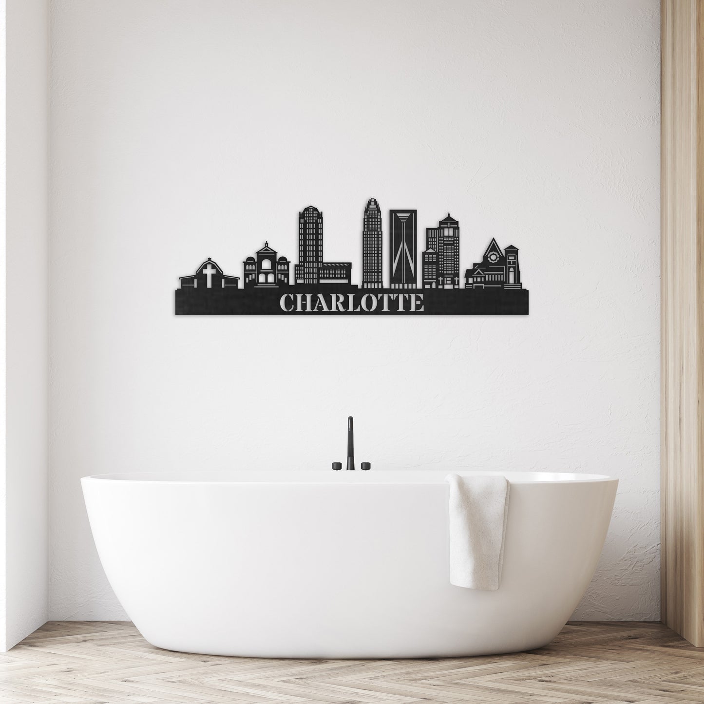 Charlotte City Skyline