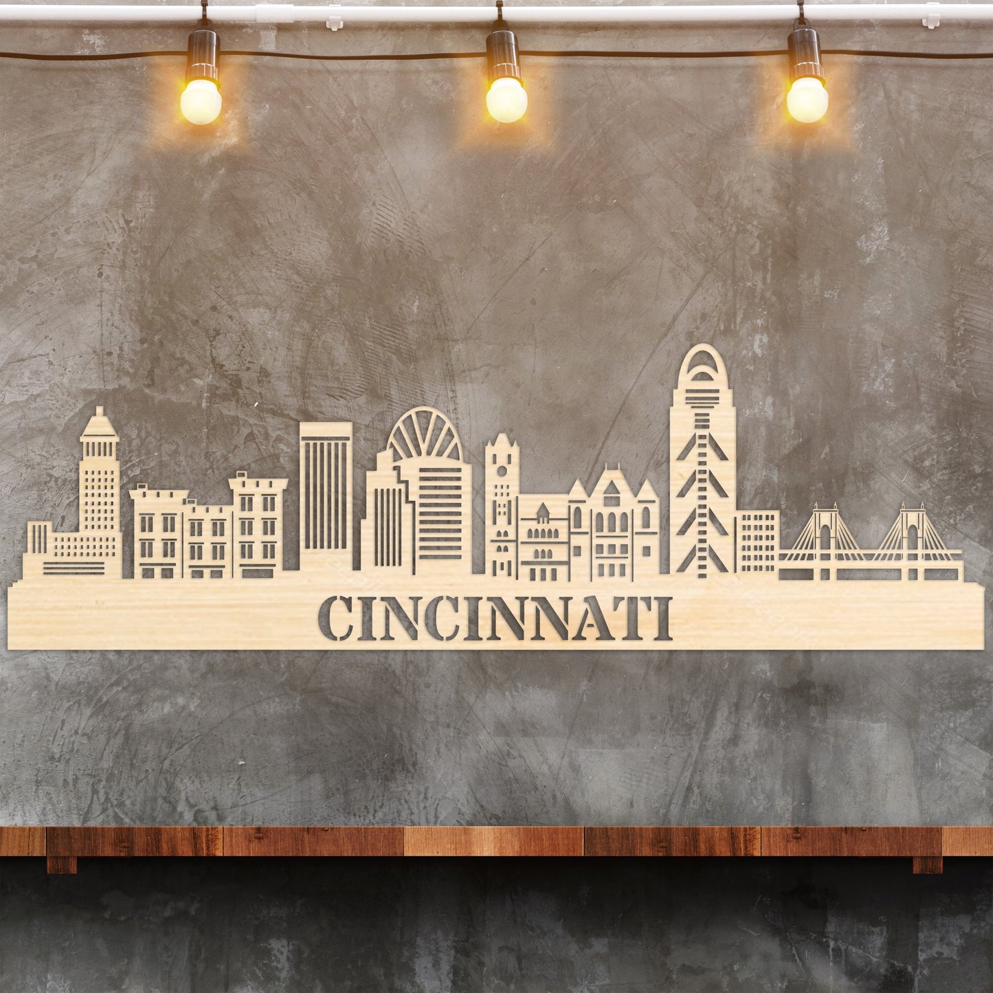 Cincinnati City Skyline