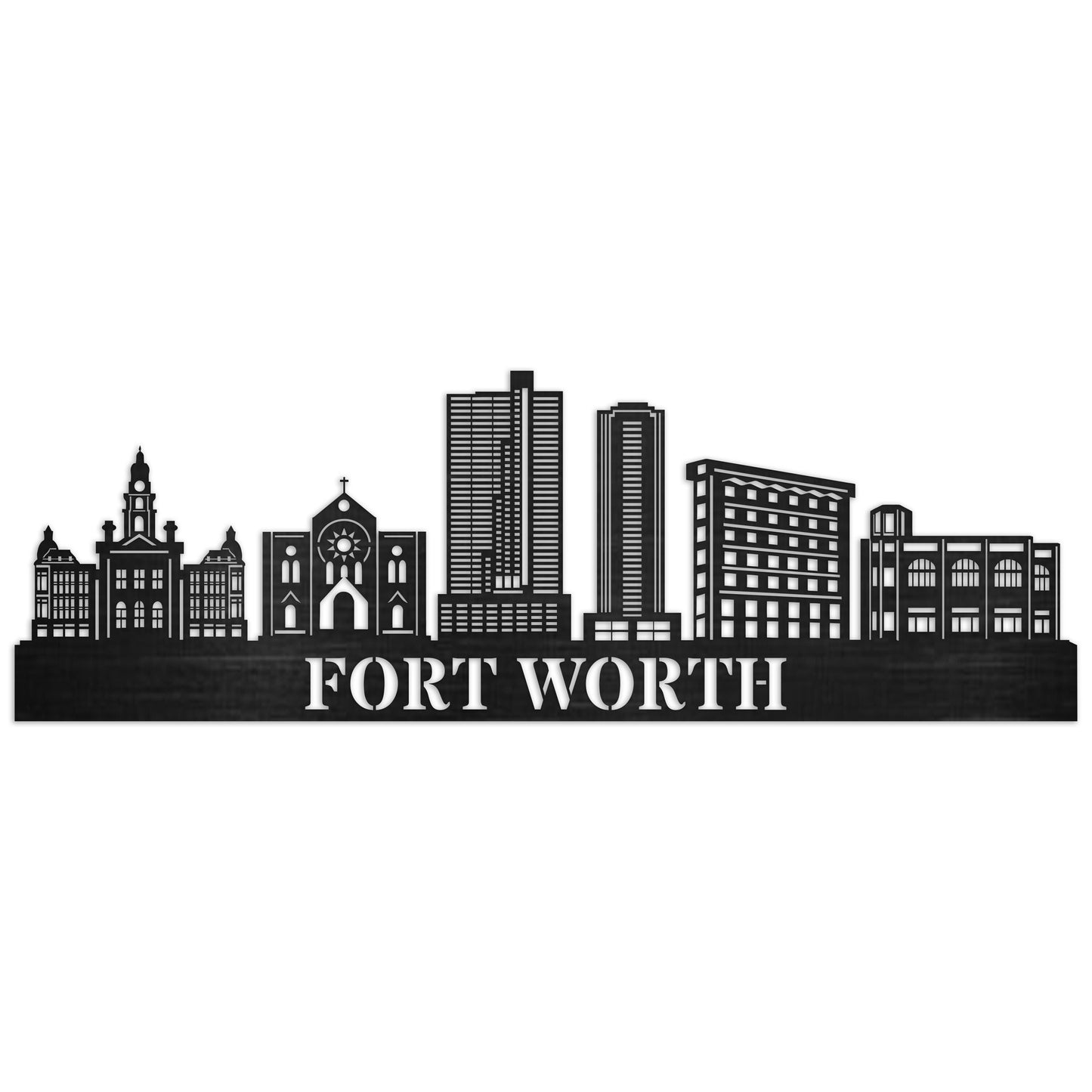 Fort Worth City Skyline