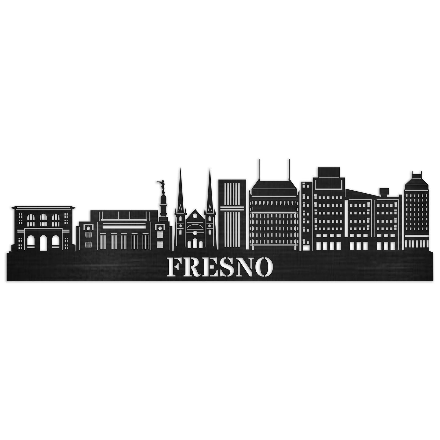 Fresno City Skyline