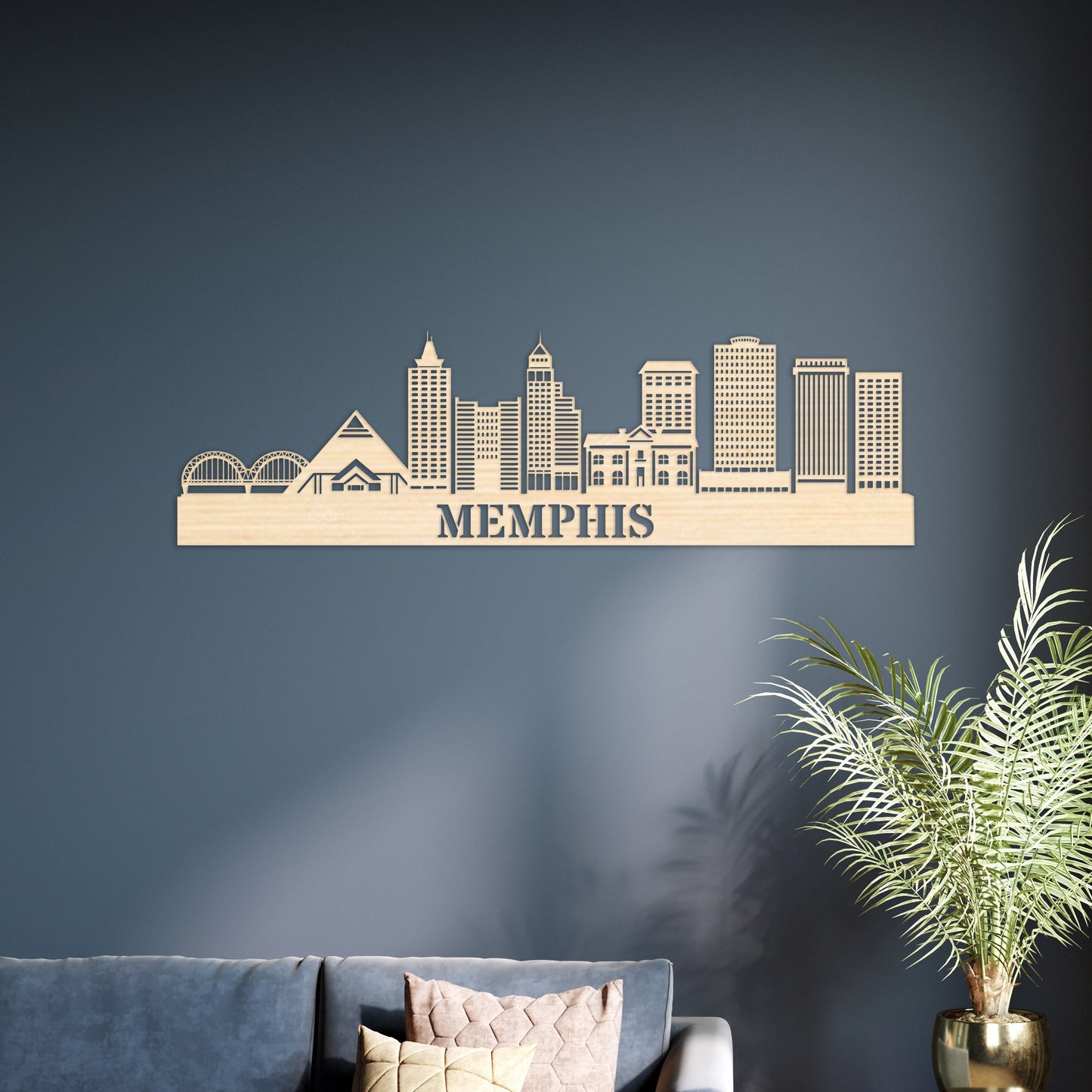 Memphis City Skyline