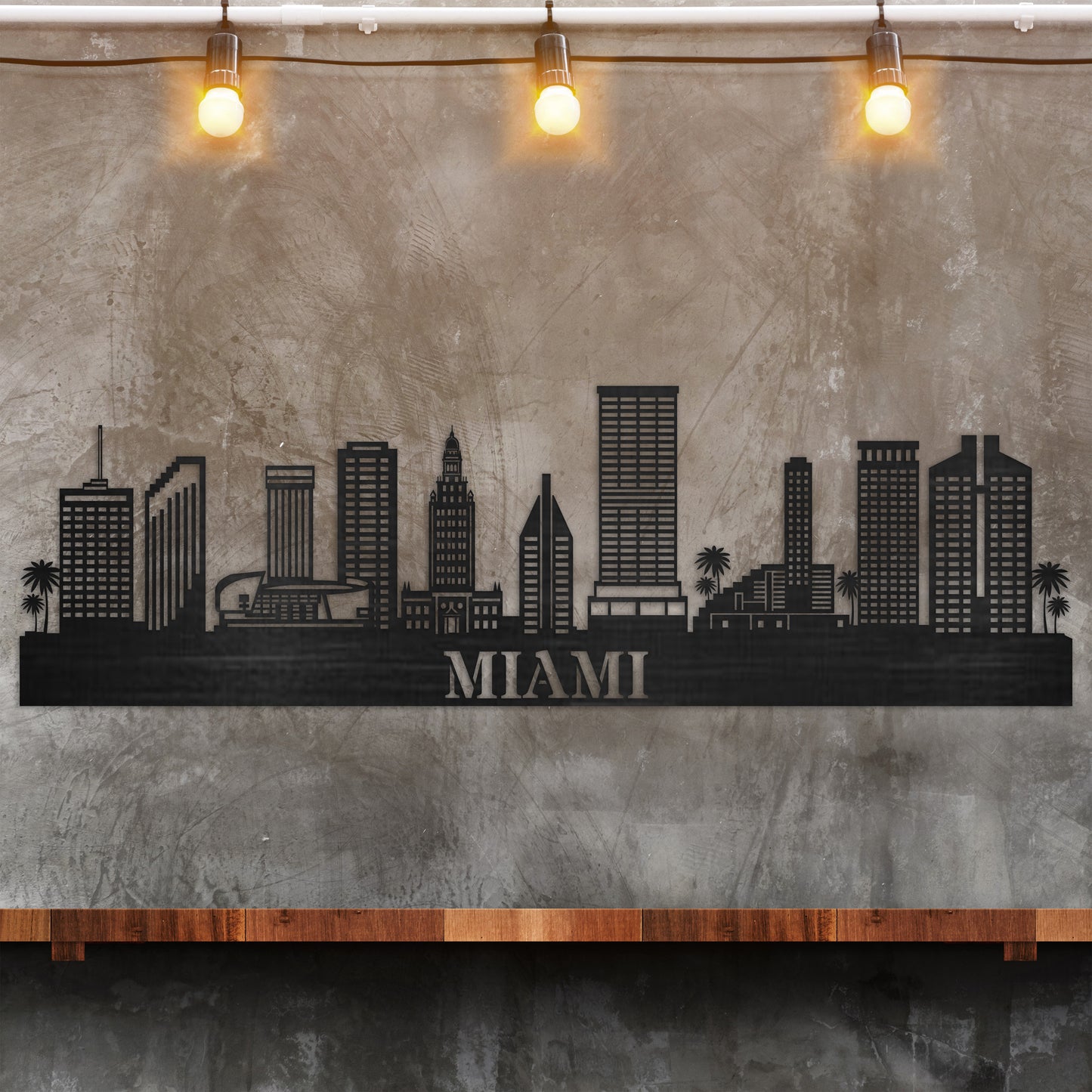 Miami City Skyline