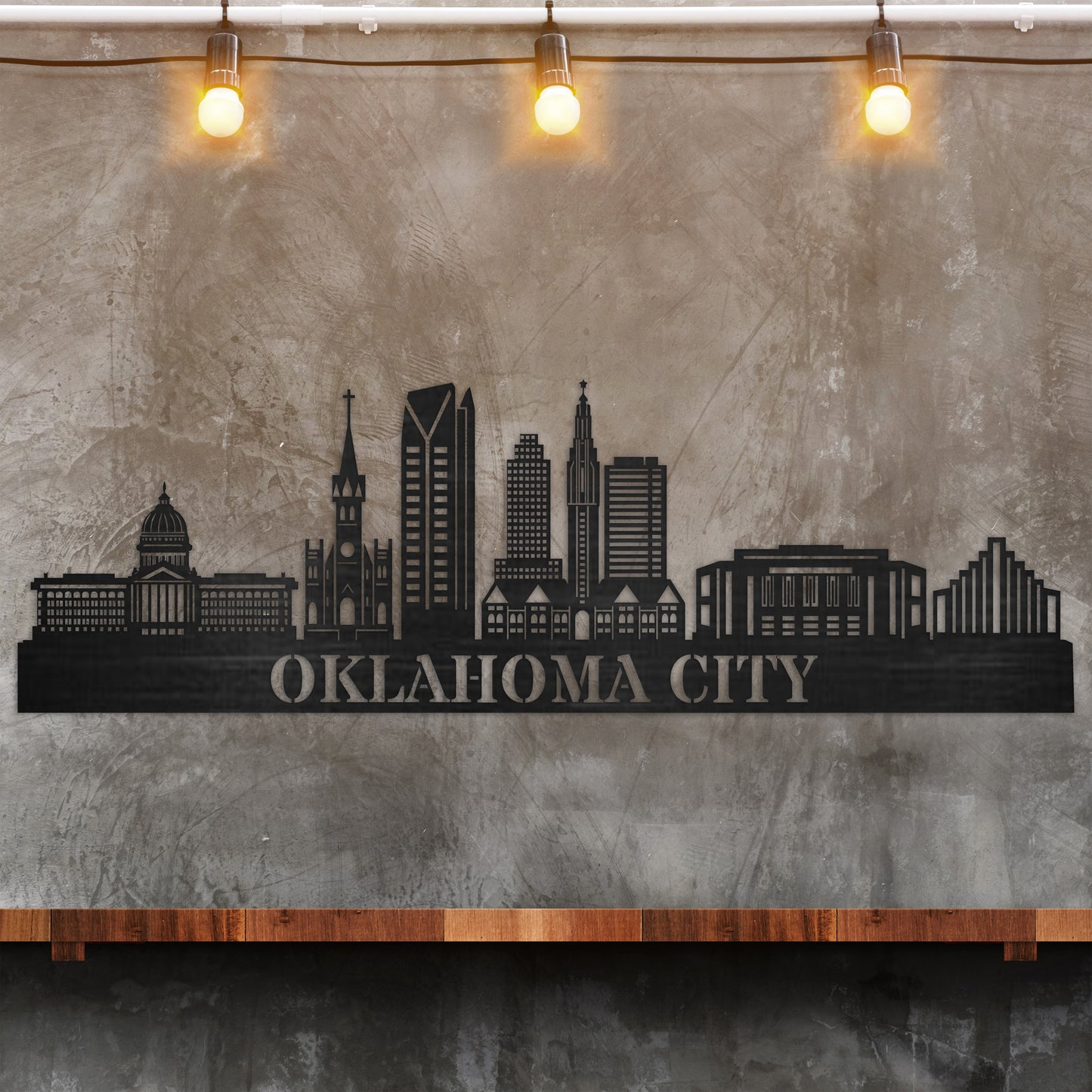 Oklahoma City City Skyline