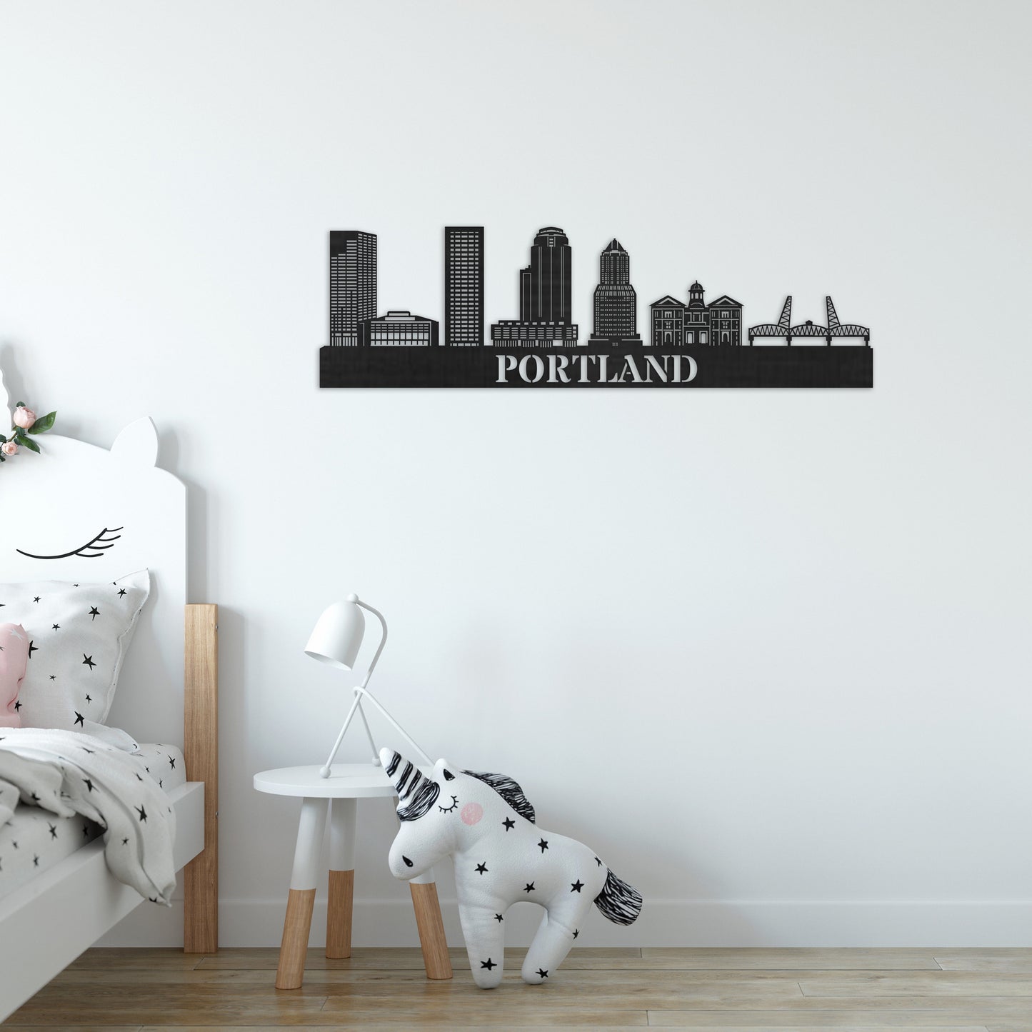 Portland City Skyline