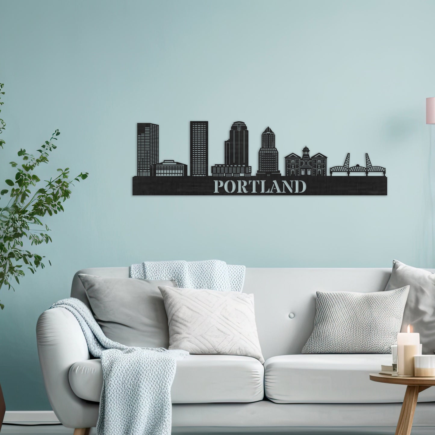 Portland City Skyline