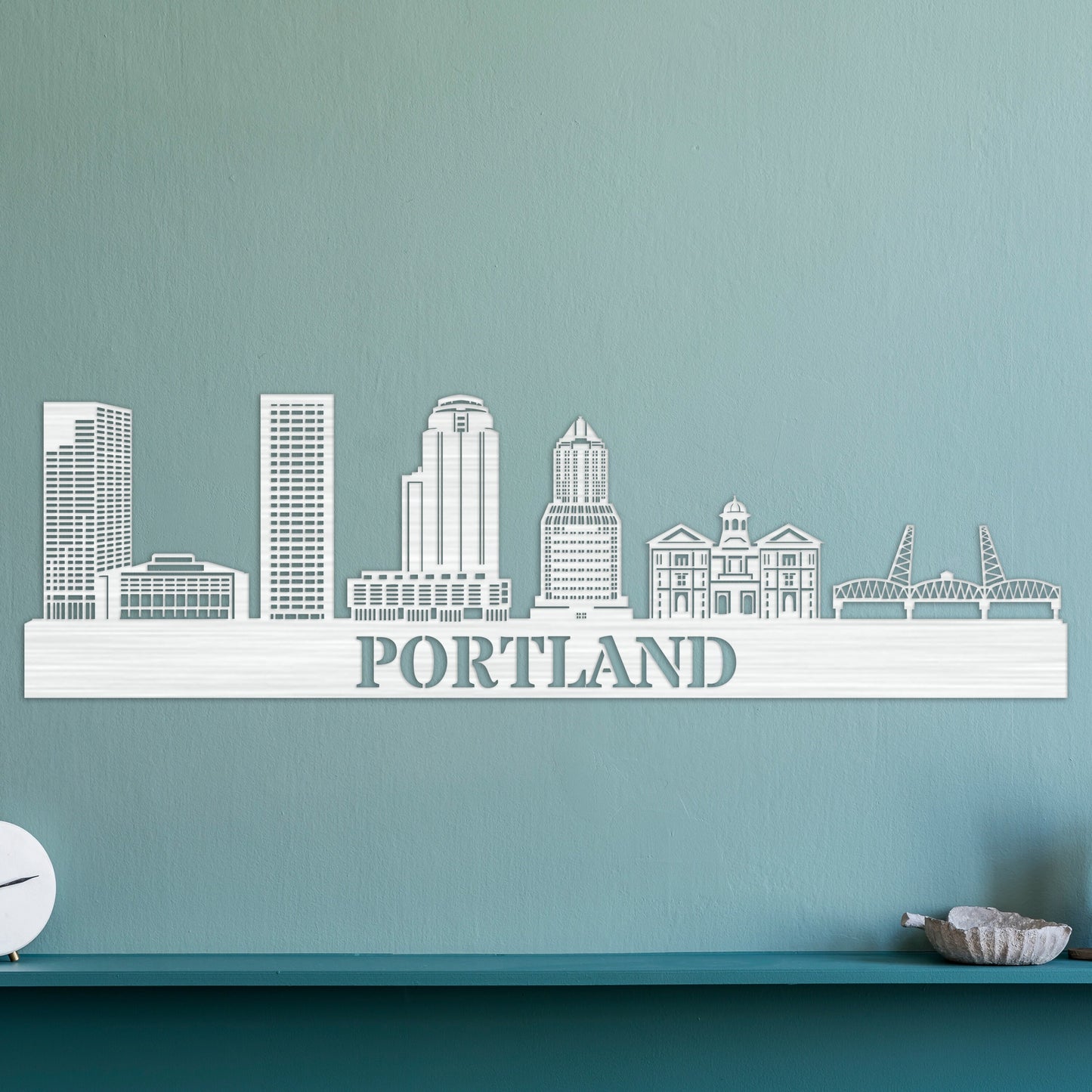 Portland City Skyline