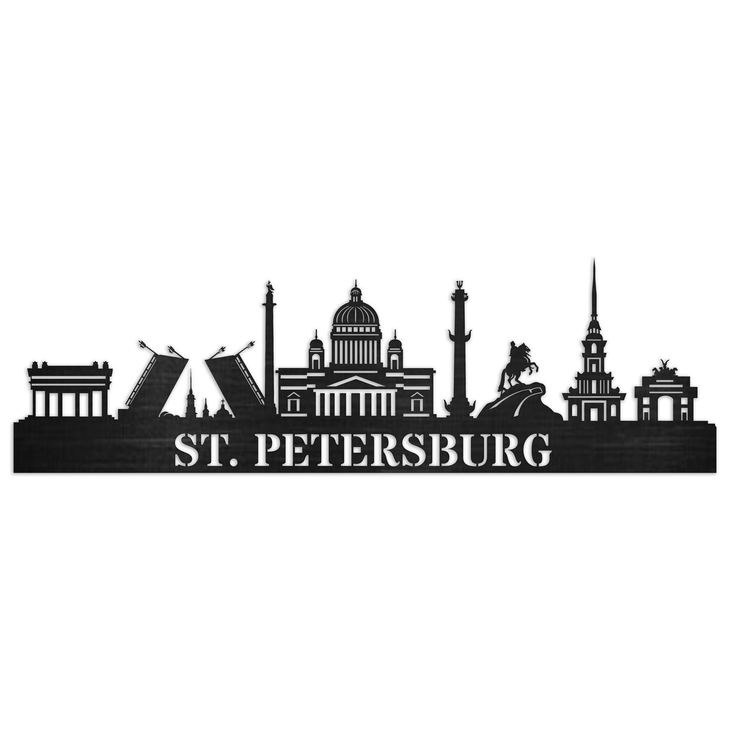 St. Petersburg City Skyline